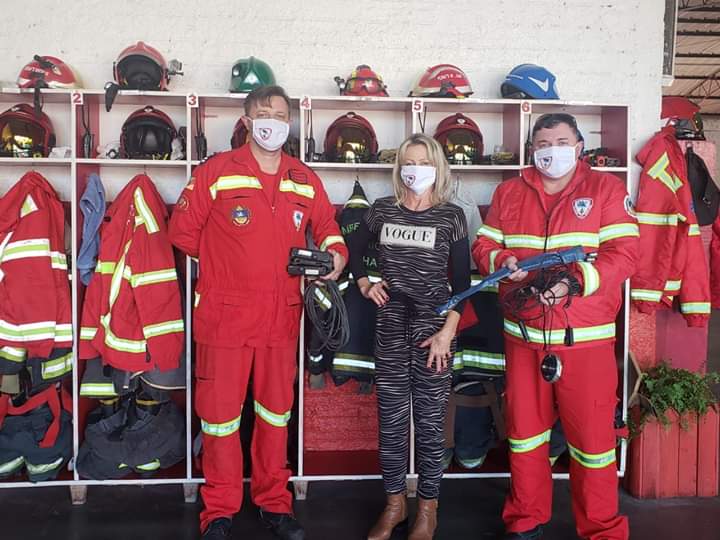Vitrine do Bem: Família Werb faz doação aos bombeiros voluntários
