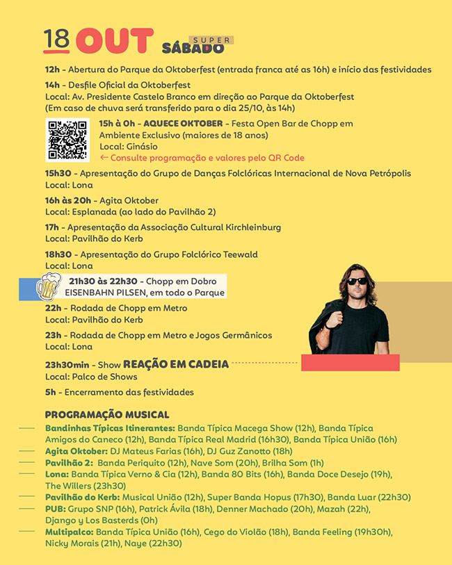 Programação 35ª Oktoberfest